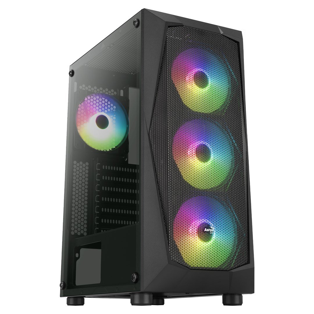 Aerocool PGS Falcon-A-BK-V1 Case, Black - Image 1