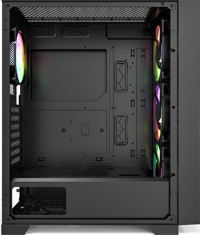 Montech AIR 1000 Premium Case, Black, Midi Tower - Thumbnail 4