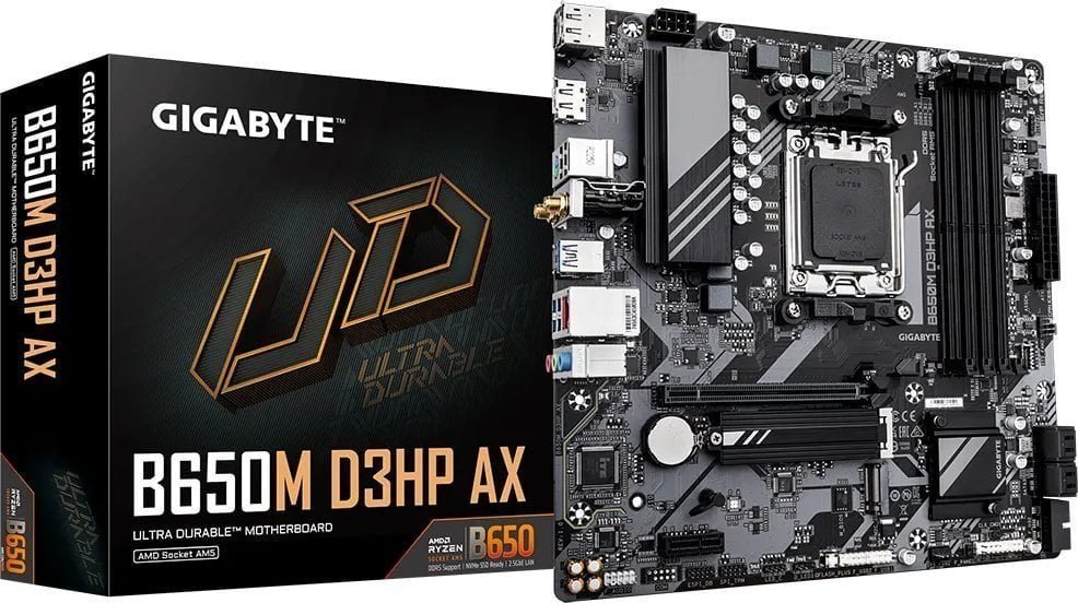 Gigabyte B650M D3HP AX Motherboard, Black - Image 1