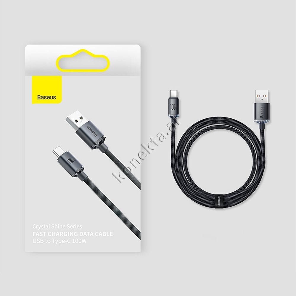 Baseus USB Type-C Charging Cable, 100W, 1.2m - Thumbnail 15