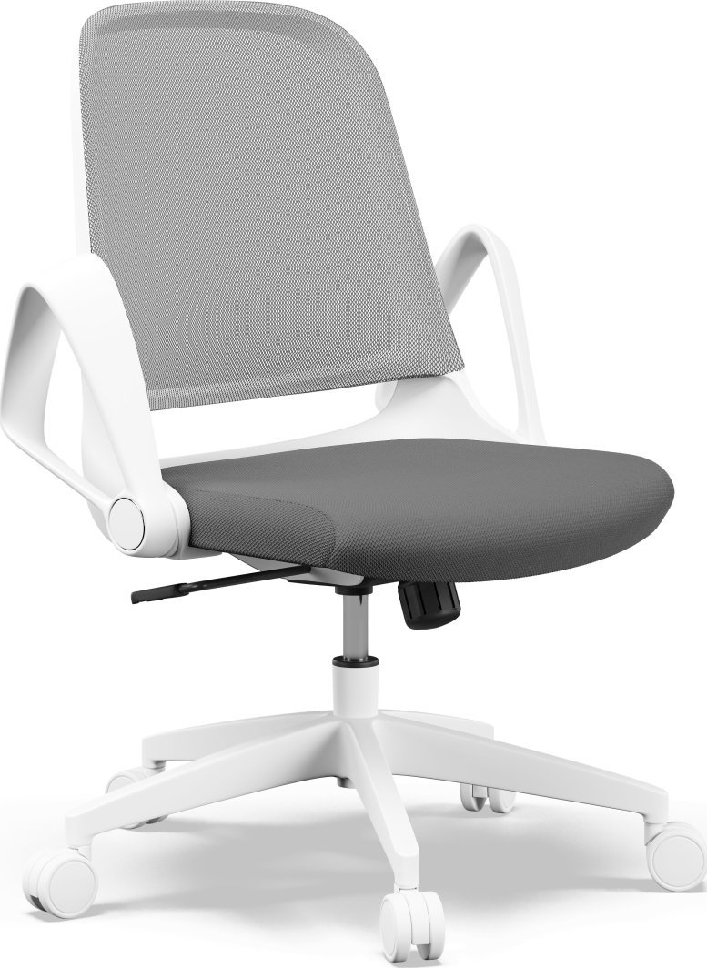 SENSE7 Sopty Chair, White/Grey - Thumbnail 2