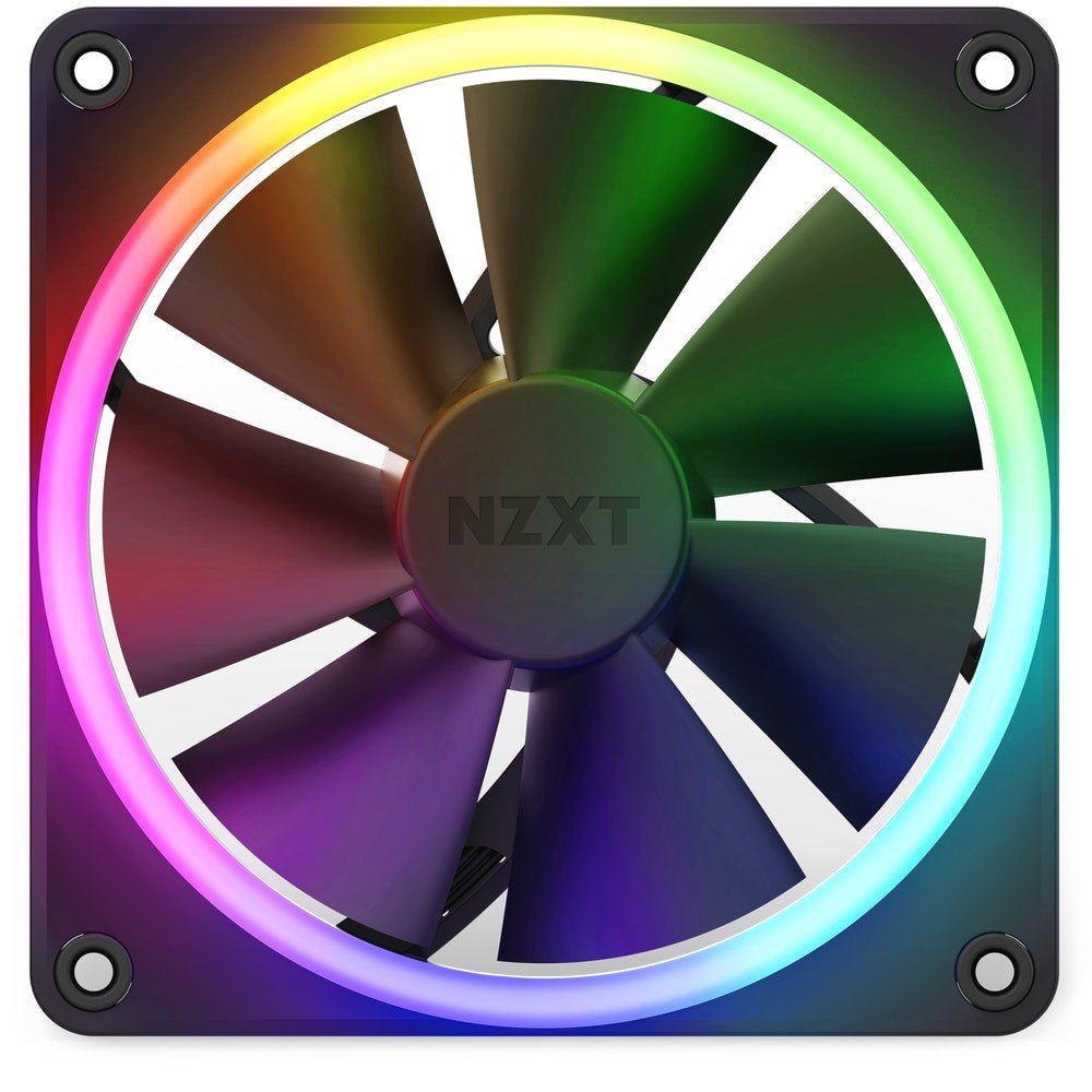 NZXT F120 RGB Fan, 12 cm, Black - Thumbnail 5