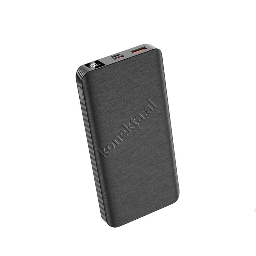 XO 10000mAh External Battery, Black / White, 2 Ports - Image 1