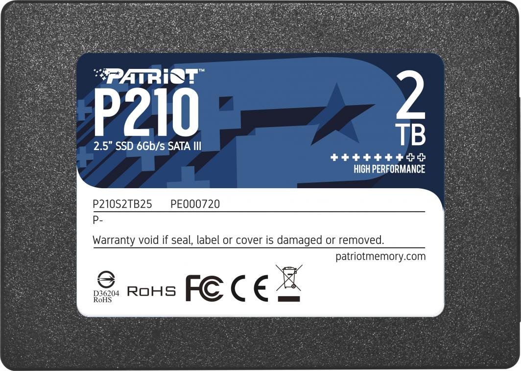 Patriot P210 SSD, 2.5", 2TB - Image 1