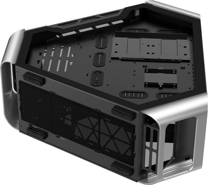 Jonsbo TR03-G Case, Silver, Midi Tower - Thumbnail 4