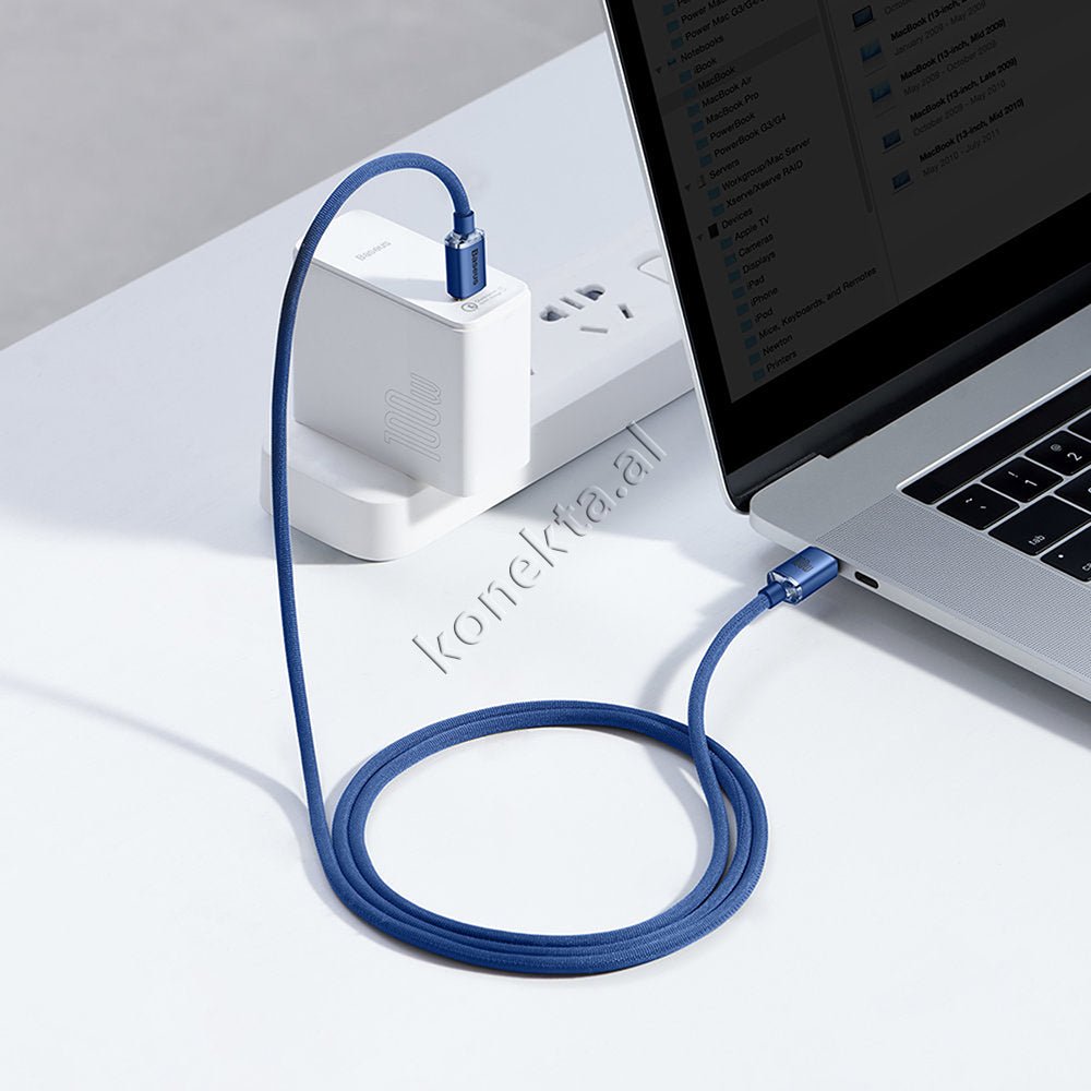 Baseus Type-C to Type-C Charging Cable, 100W, 1m - Thumbnail 9