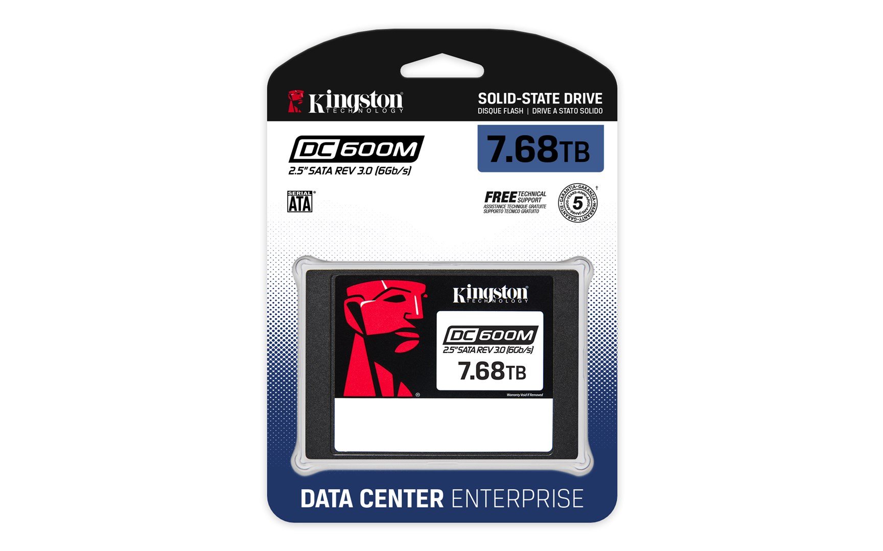 Kingston Technology 7680G DC600M SSD, 2.5", 7.68 TB - Thumbnail 3
