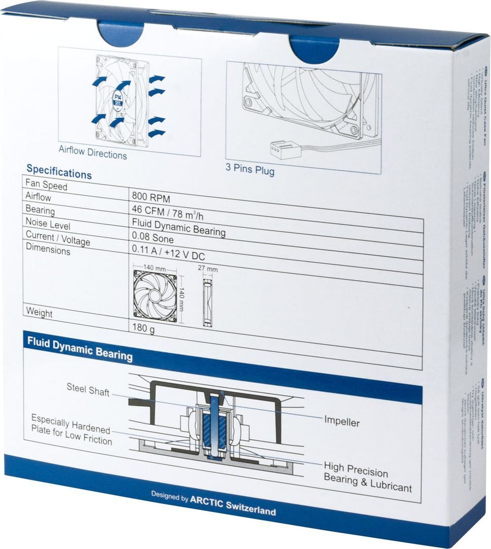 Arctic F14 Silent Cooler, 140 mm - Thumbnail 6