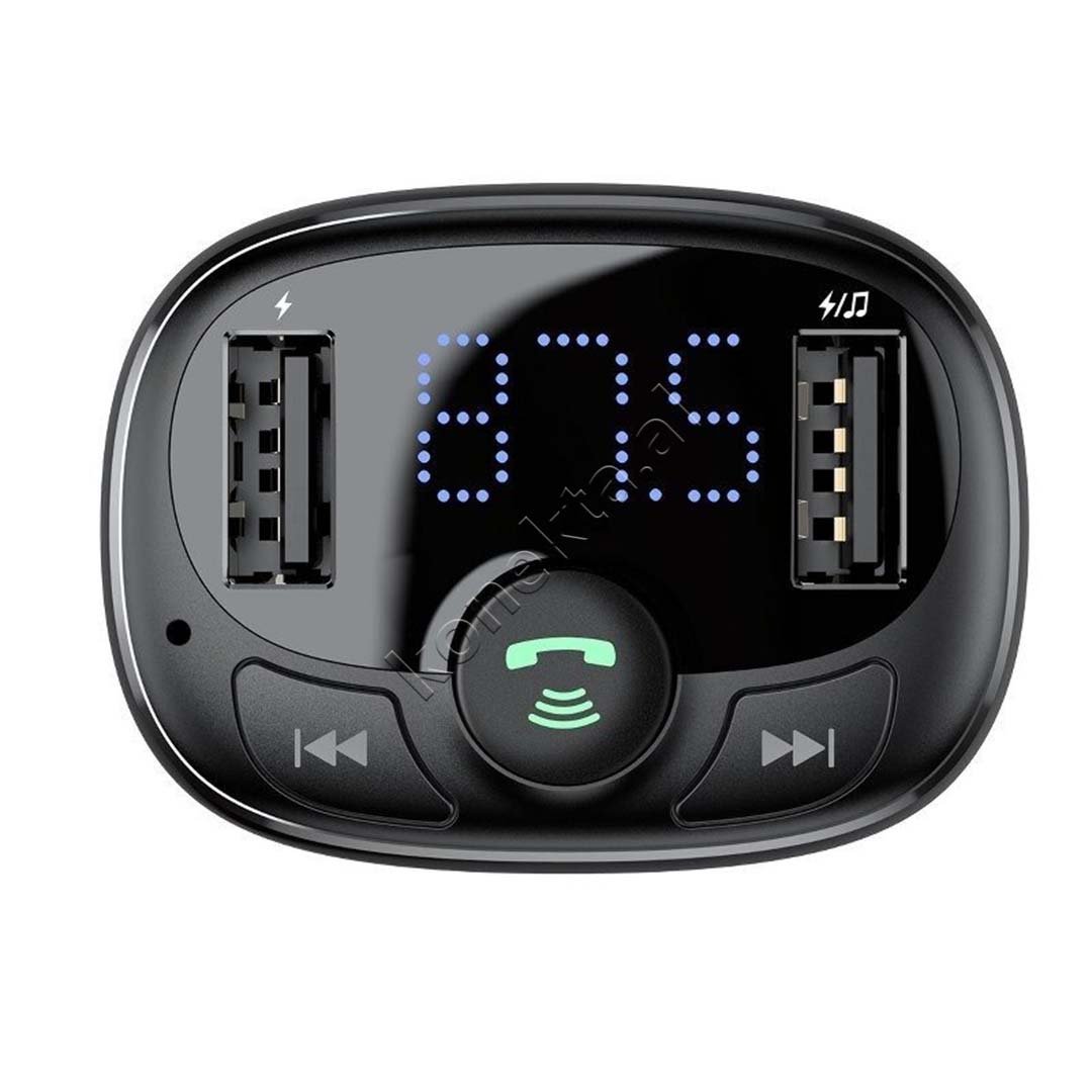 Baseus Car Bluetooth MP3 Adapter with 2 USB Ports and TF Card - Thumbnail 5