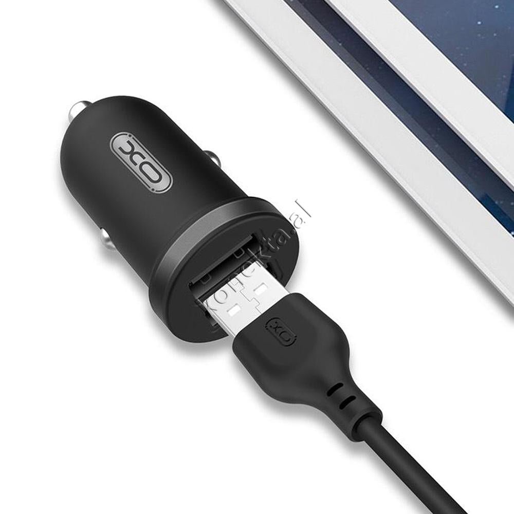 XO Adaptor Karikimi Per Makine, Black and White, 2 Porta USB - Image 1