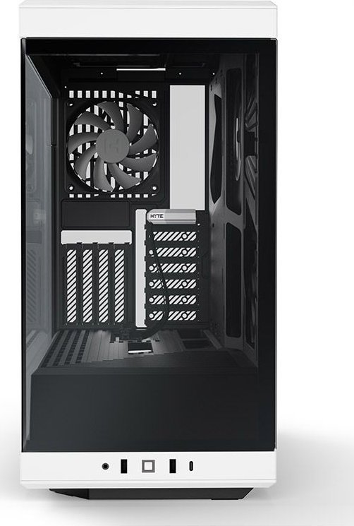 Hyte Y40 Case, Black and White, Midi Tower - Thumbnail 3