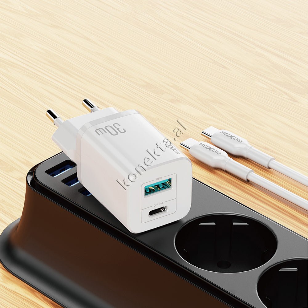Moxom 30W Charger, White - Thumbnail 4