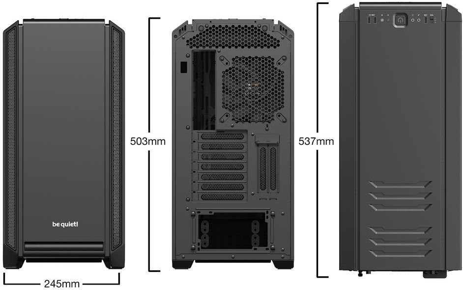 Be quiet! Silent Base 601 Case, Midi Tower - Thumbnail 2