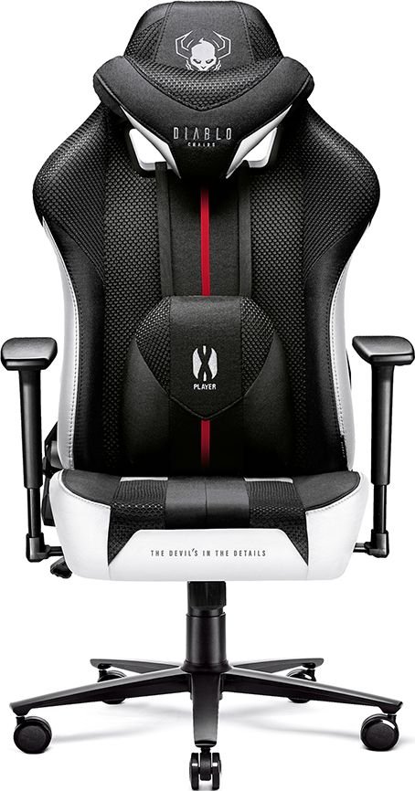 Diablo X-PLAYER 2.0 Gaming Chair, Normal Size, Black and White - Image 1