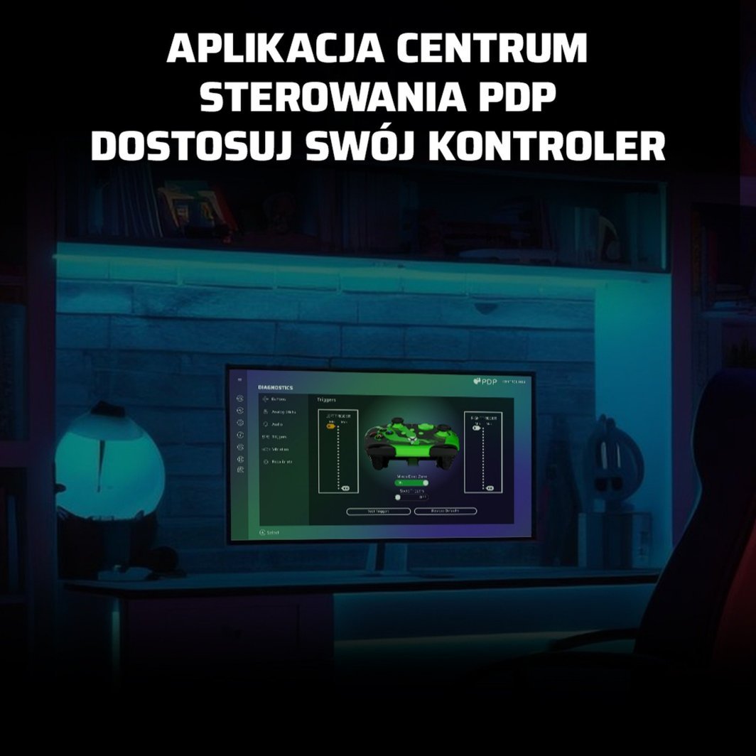 PDP XS Rematch Controller, Wired, Black / Green - Thumbnail 45