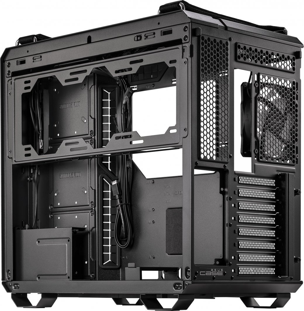 Asus TUF Gaming GT502 PLUS TG ARGB Case, Black, Midi Tower - Thumbnail 10
