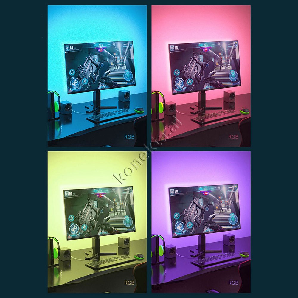 Baseus Shirit LED Adesiv RGB, 1m, 5W - Thumbnail 8