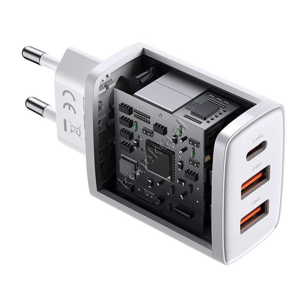 Baseus Fast Charge 30W Charger, 3 Ports - Thumbnail 20