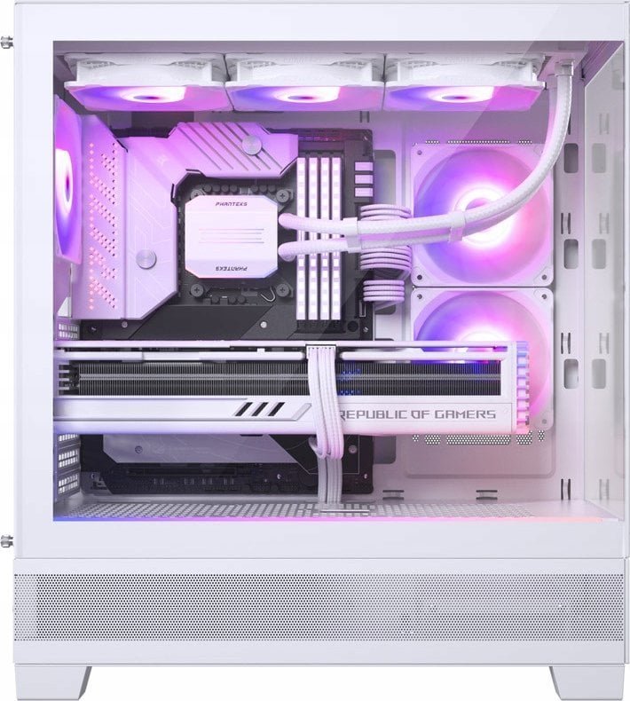 Phanteks XT View D-RGB Case, White, Midi Tower - Thumbnail 3