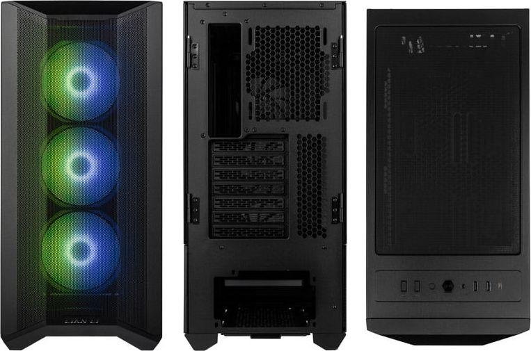 Lian Li LANCOOL II Mesh C RGB Case, Black, Midi Tower - Thumbnail 4