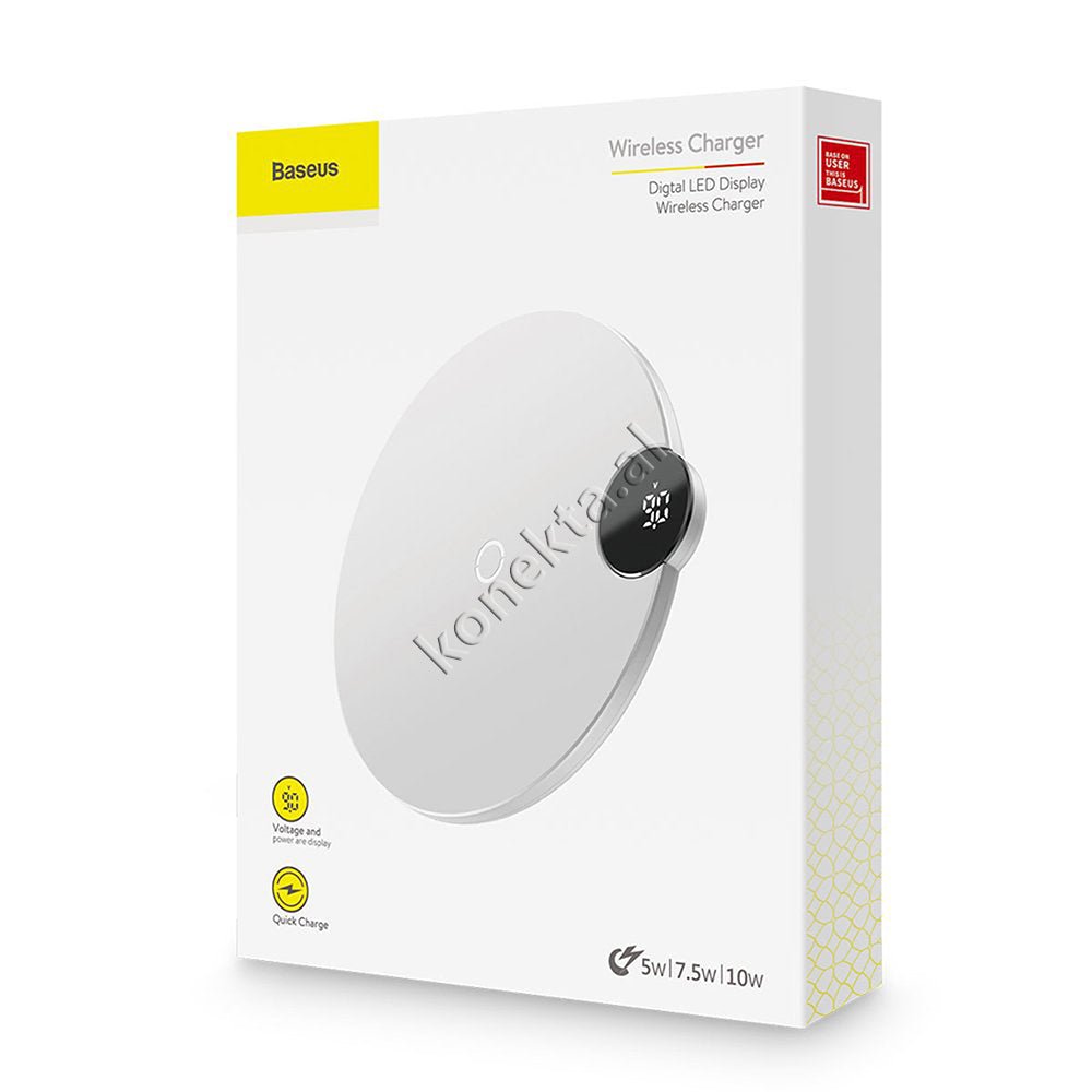 Baseus Wireless Charger with Digital LED Indicator - Thumbnail 18