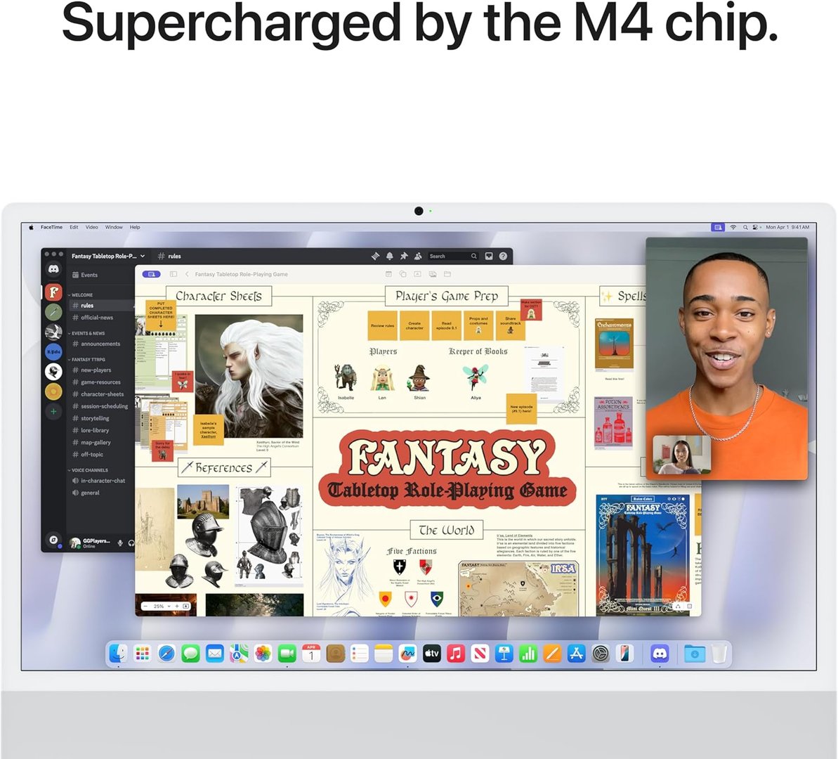 Apple Imac M4 Chip Desktop, 24 Inch 4.5K Retina, 16 GB RAM, 256GB SSD - Thumbnail 5