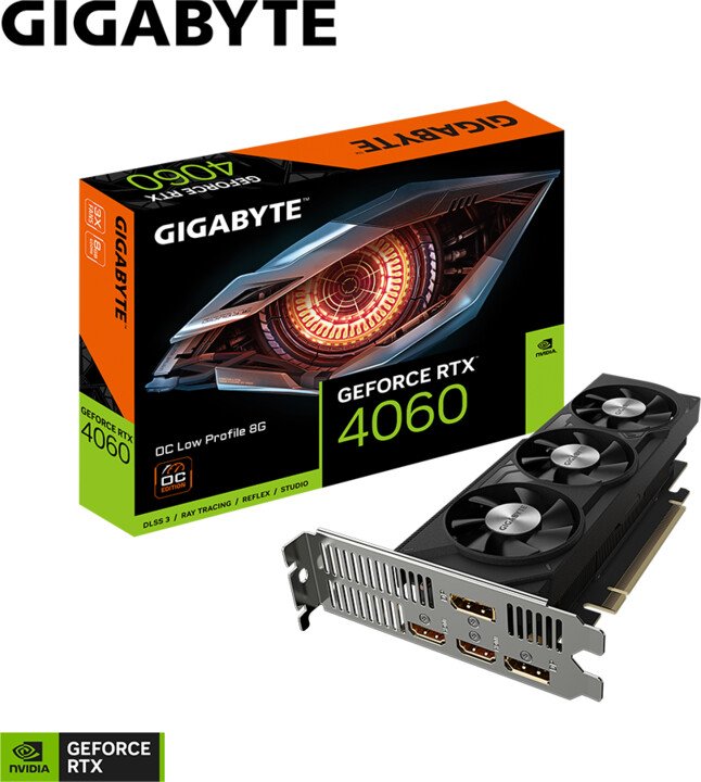 Gigabyte GeForce RTX 4060 OC Low Profile Graphics Card, 8GB GDDR6 - Thumbnail 6