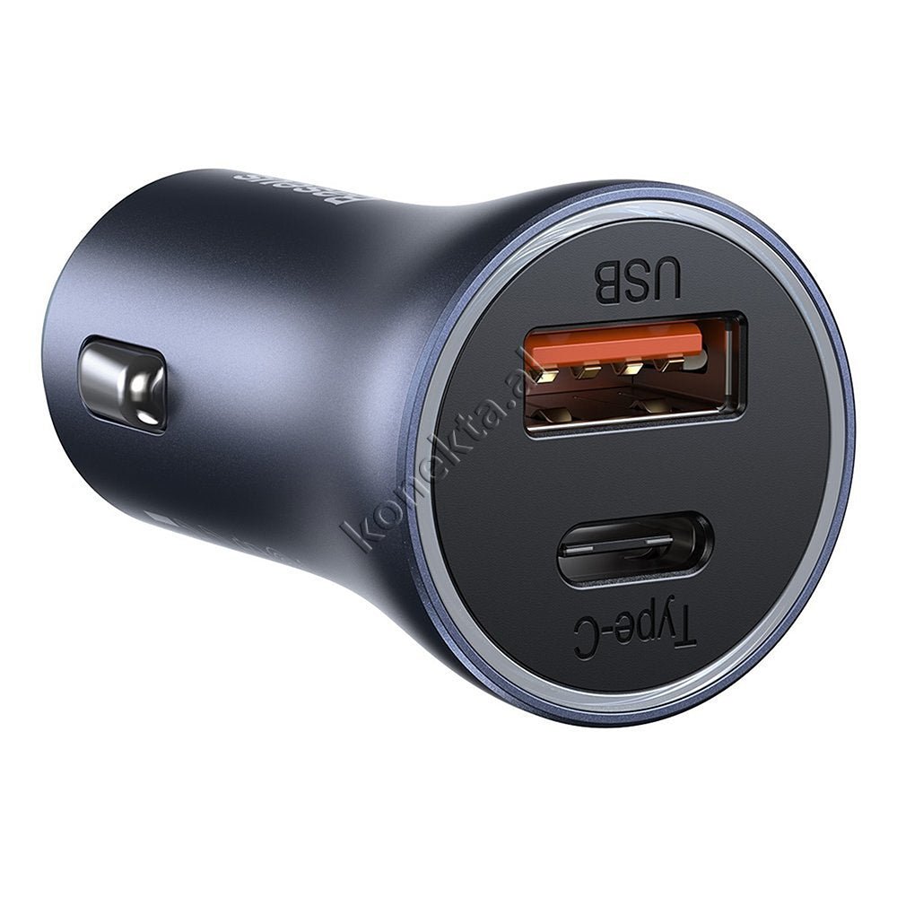 Baseus Car Charger 40W with Type-C to Lightning Cable - Thumbnail 5