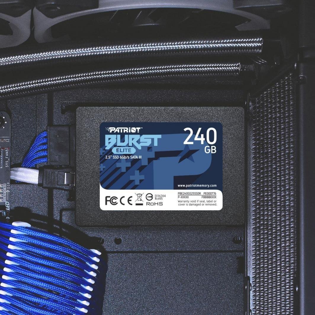 Patriot Burst Elite SSD, 240GB, 2.5" SATA III - Thumbnail 5