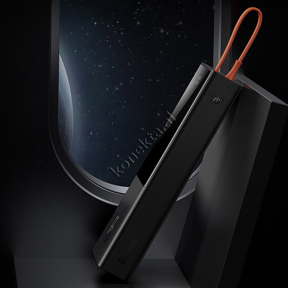 Baseus 65W 20000mAh Power Bank, Black, With 3 Ports and Type-C Cable - Thumbnail 20