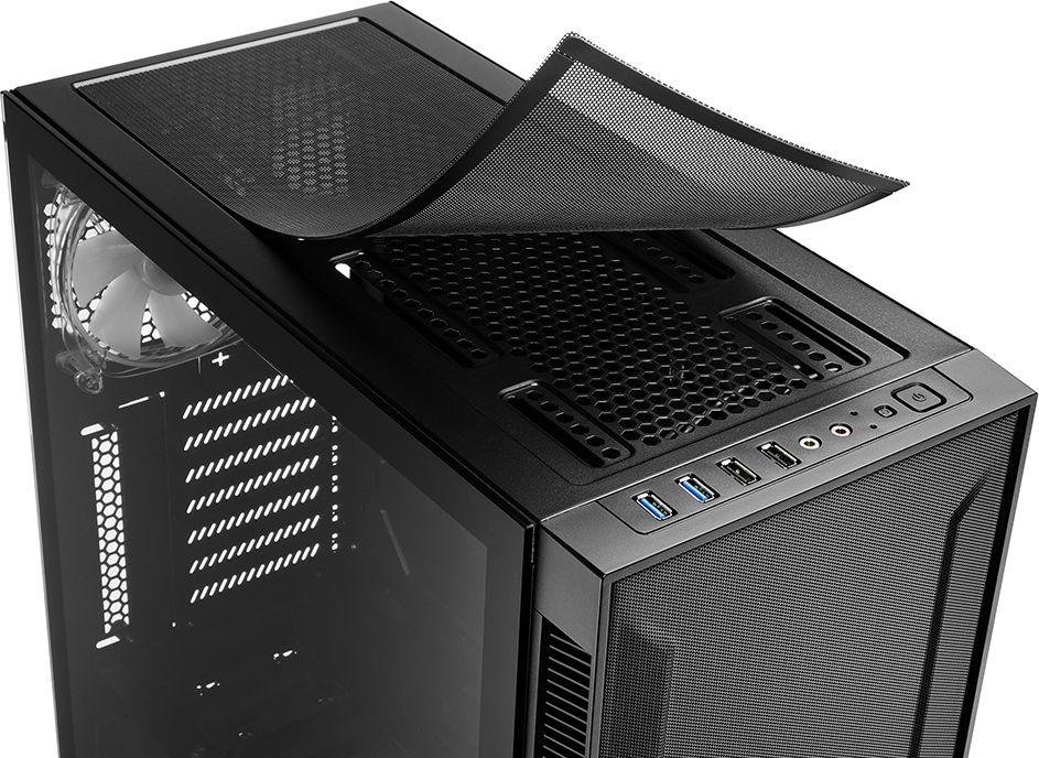 Sharkoon TG6M RGB Case, Midi Tower - Thumbnail 9