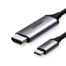 UGREEN USB-C to HDMI Male to Male Cable Aluminum Shell 1.5m (Gray Black)-08 - Image 1