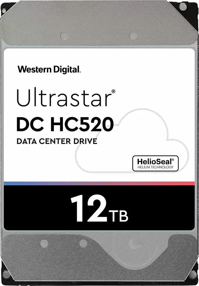 Western Digital Ultrastar DC HC520 Hard Disk, 12TB 3.5'' SATA III (6Gb/s) - Image 1