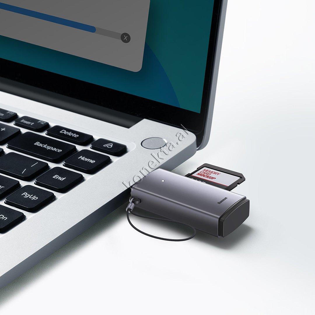 Baseus USB Adapter, Gray - Thumbnail 2