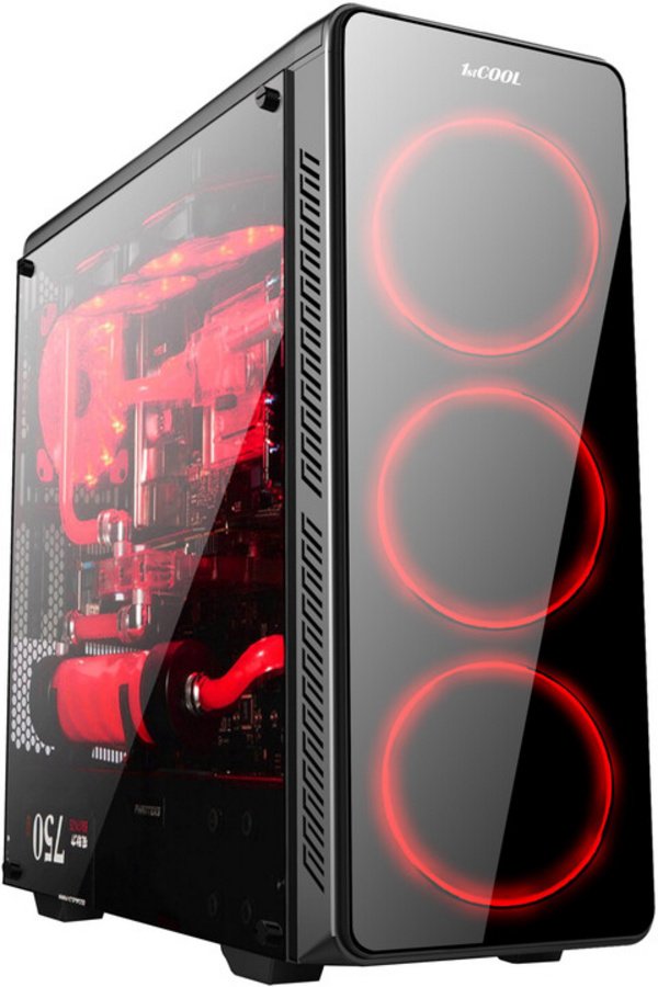 1stCool Gamer 3 Case, USB 3.0, Black - Image 1