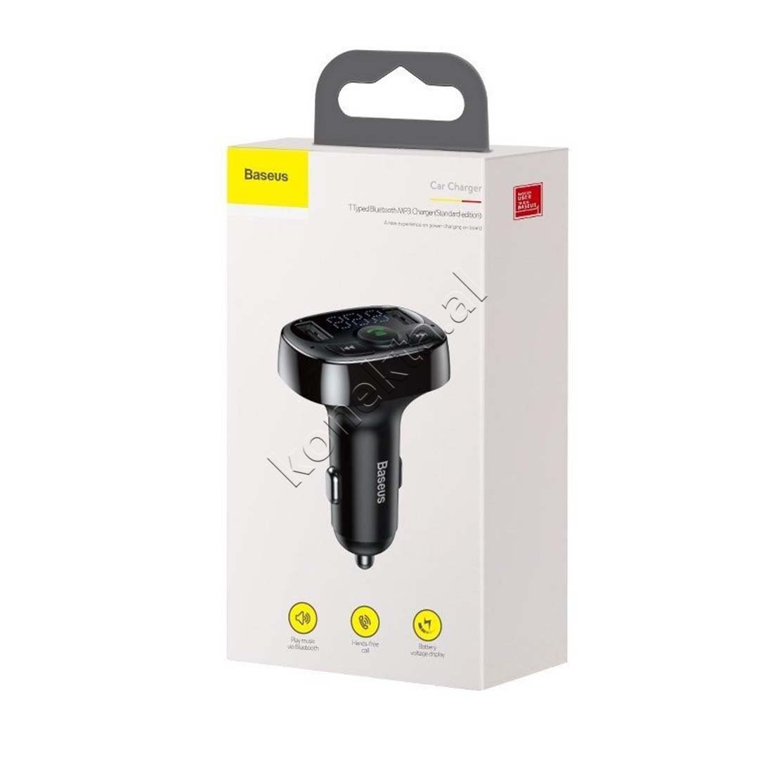Baseus Car Bluetooth MP3 Adapter with 2 USB Ports and TF Card - Thumbnail 6