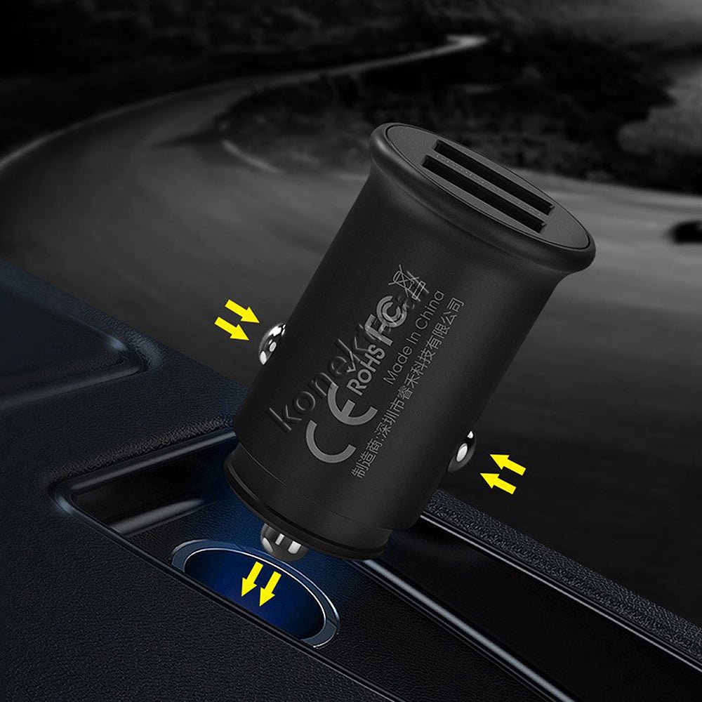 REMAX USB Charger, Black, 2.4A, 2 USB Ports - Thumbnail 2