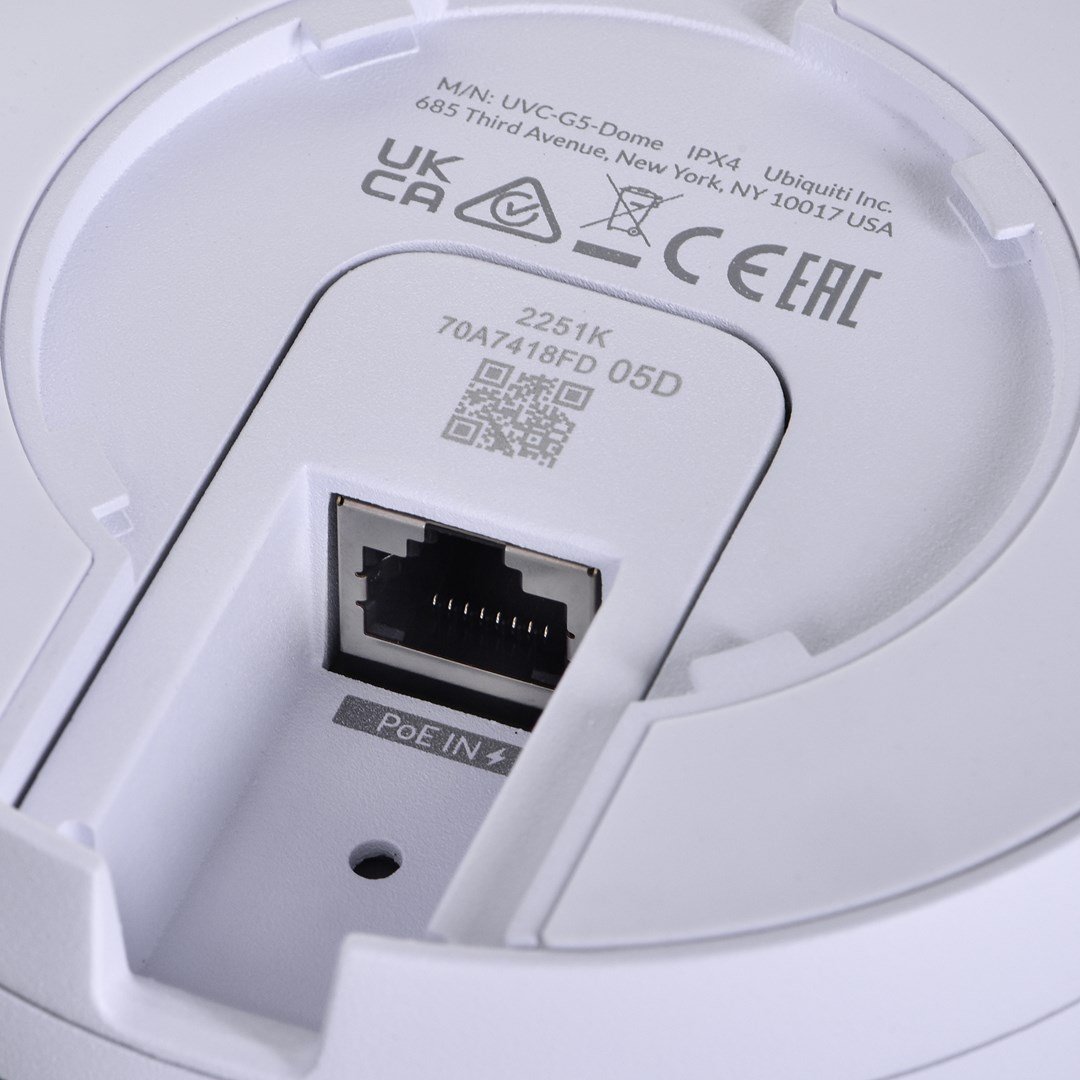 Ubiquiti UVC-G5-Dome Kamera, 5 MP, 2688 x 1512, Me mikrofon të integruar, E bardhë - Thumbnail 9