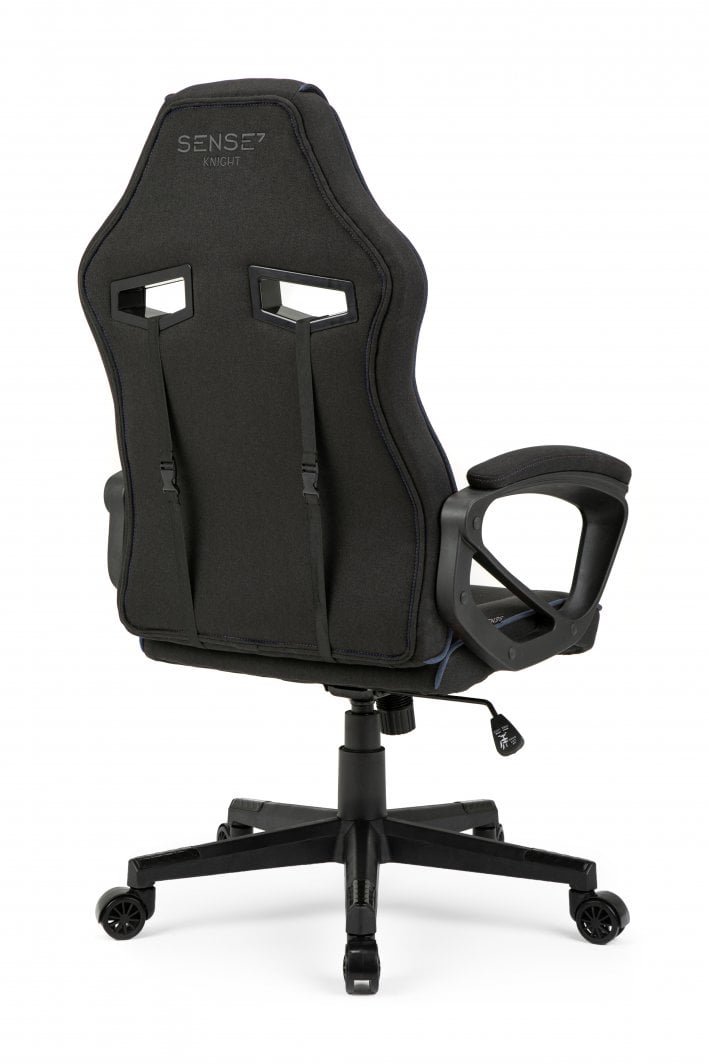 SENSE7 Knight Chair, Black/Blue - Thumbnail 3