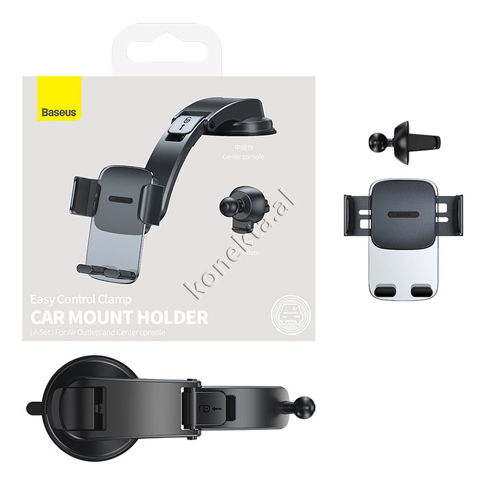 Baseus Car Phone Holder, Black - Thumbnail 8