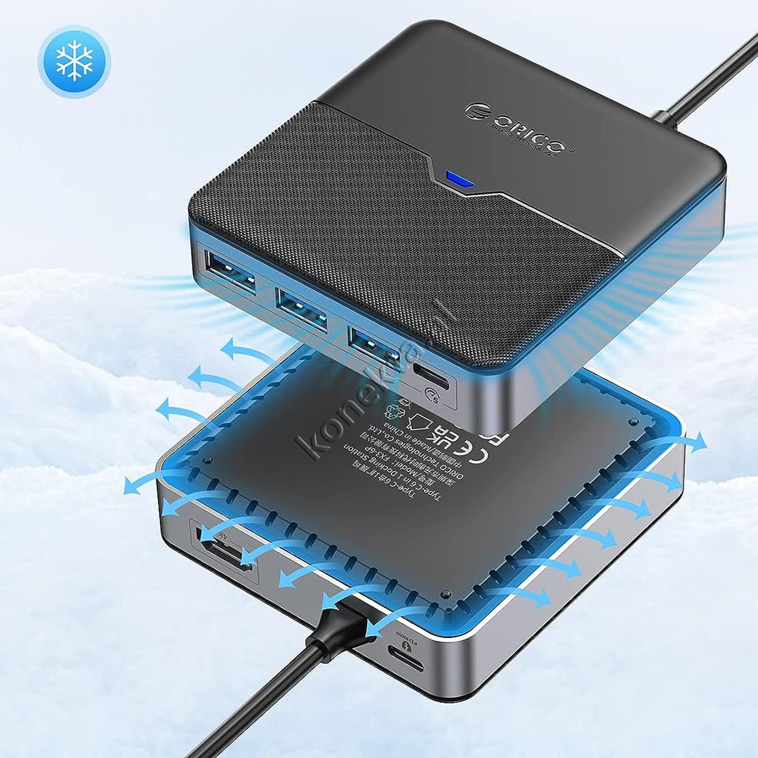 Orico Type-C HUB Adapter 6 Në 1 Me Port HDMI 4k@30Hz Dhe PD 100W - Thumbnail 12