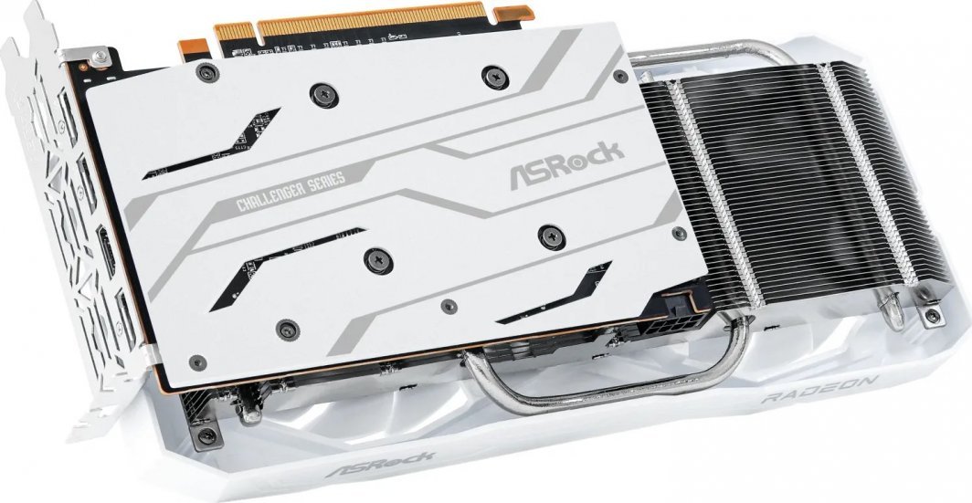 ASRock Radeon RX 6600 Challenger Graphics Card, White, 8GB GDDR6 - Thumbnail 7