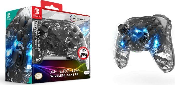 PDP Afterglow Deluxe Controller, Wireless, Transparent - Thumbnail 9