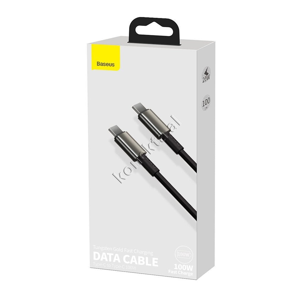 Baseus Type-C Cable, 100W, 1m - Thumbnail 2