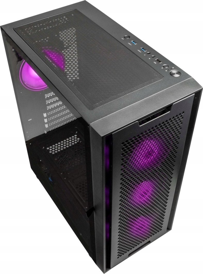 Kolink Observatory Duo ARGB Case, Black, Midi Tower - Thumbnail 2