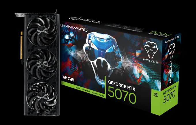 Gainward RTX 5070 Graphics Card 12GB Python III - Image 1