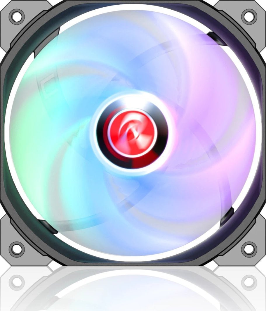 Raijintek AGERAS 12 ARGB Cooler, 120 mm, Black - Image 1