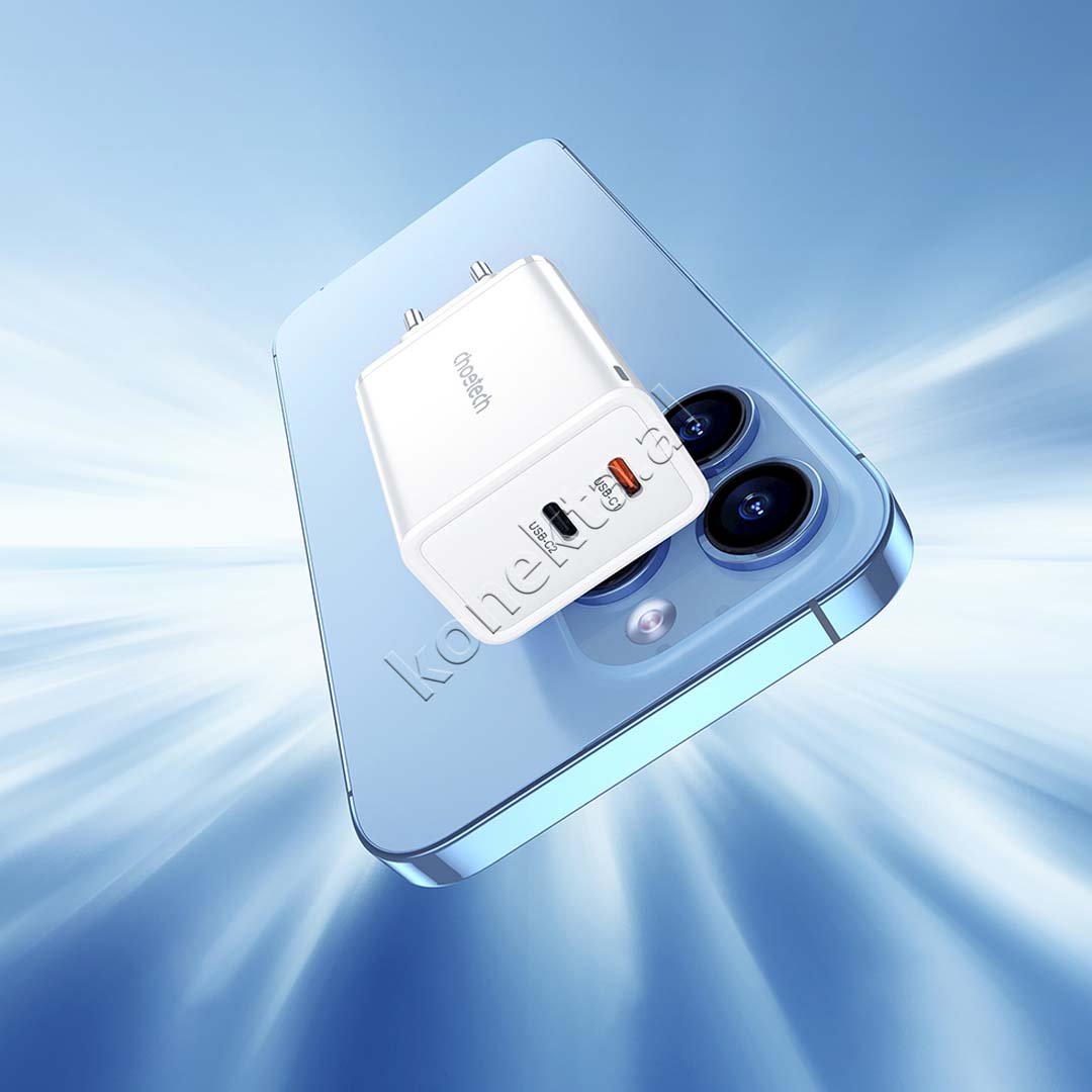 Choetech 65W Type-C Charger, 2 Ports - Thumbnail 4
