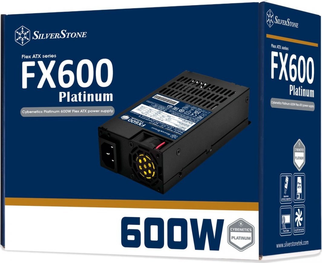 SilverStone FX600 Platinum SST-FX600-PT Power Supply, 600W - Thumbnail 7