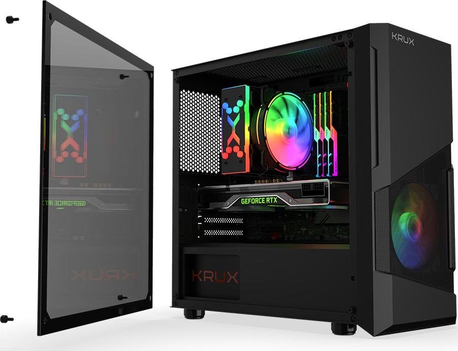 Krux Cosmo RGB Case, Mini Tower - Thumbnail 4